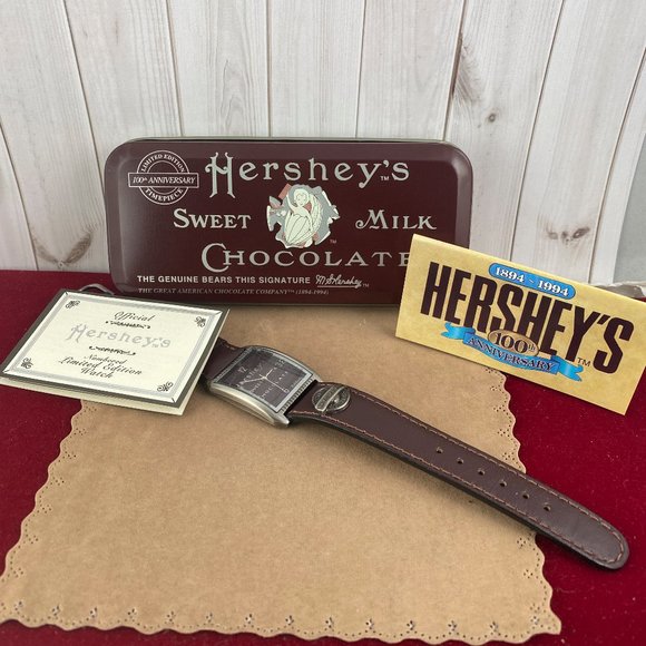 Vintage Hershey\'s 100Th Anniversary Chocolate Color Limited Edition Watch